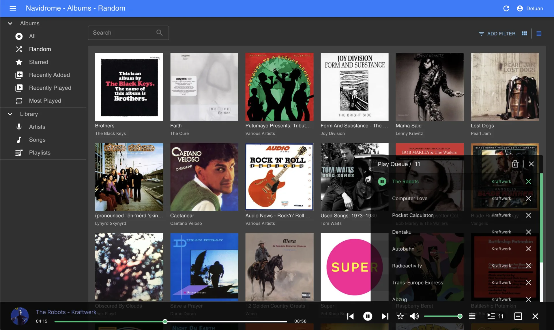 Navidrome screenshot